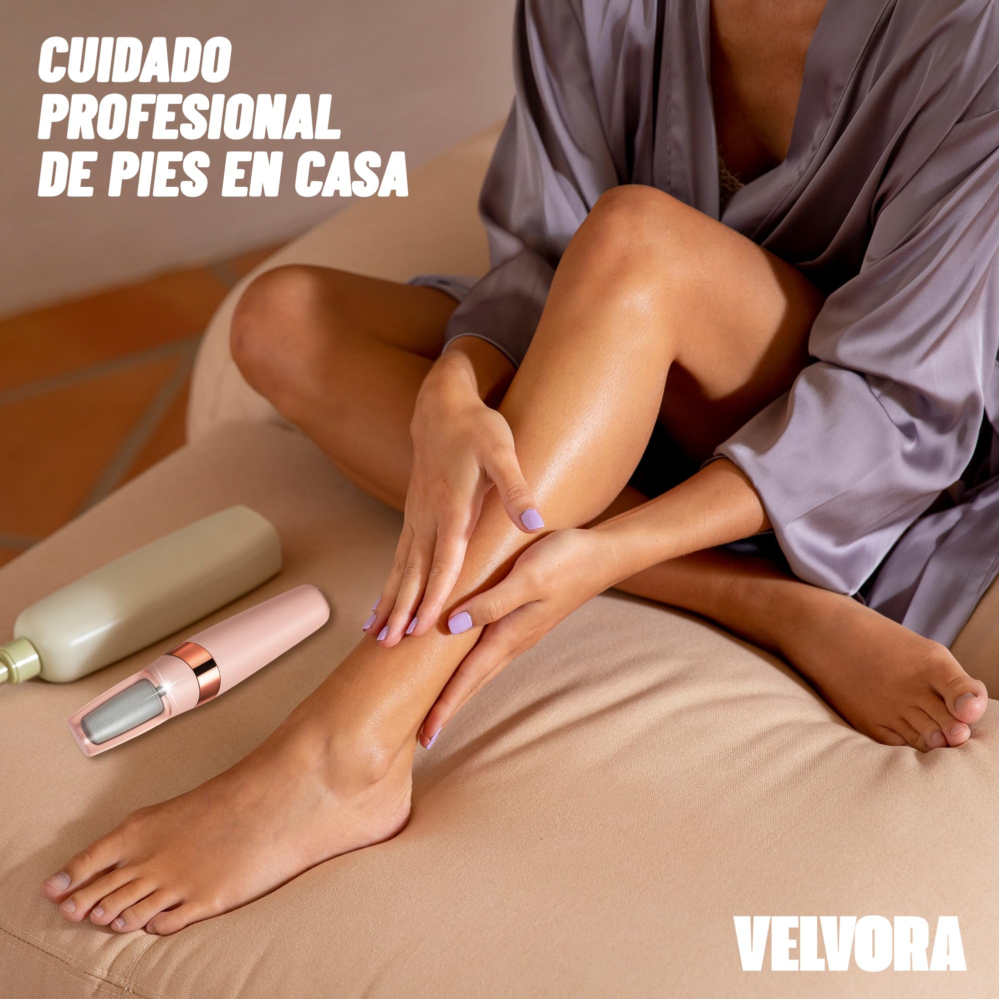 Lima Electrica Pies Durezas - Quita Durezas para Pies - Removedor de Callos - Pedicura Profesional para Pies - Pedicura Profesional para Pies Recargable con 2 Recambios con Luz Integrada.