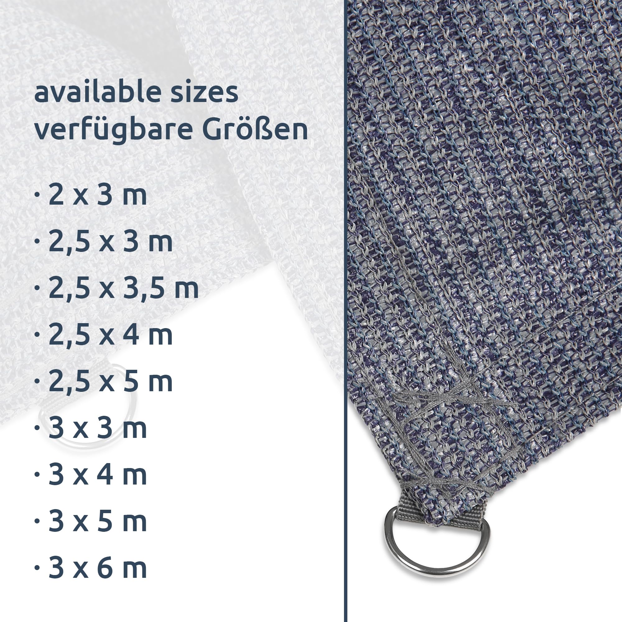 your GEAR Toskana HDPE Vorzeltteppich 300x400cm – Robuster wetterfester Outdoor Teppich, atmungsaktiver Zeltteppich, vielseitig für Camping, Balkon, Picknick, mit Tasche & D-Ringen – Camping Zubehör
