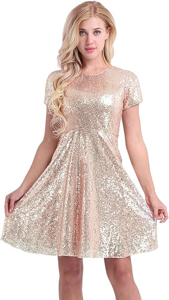 shiny glitter dress