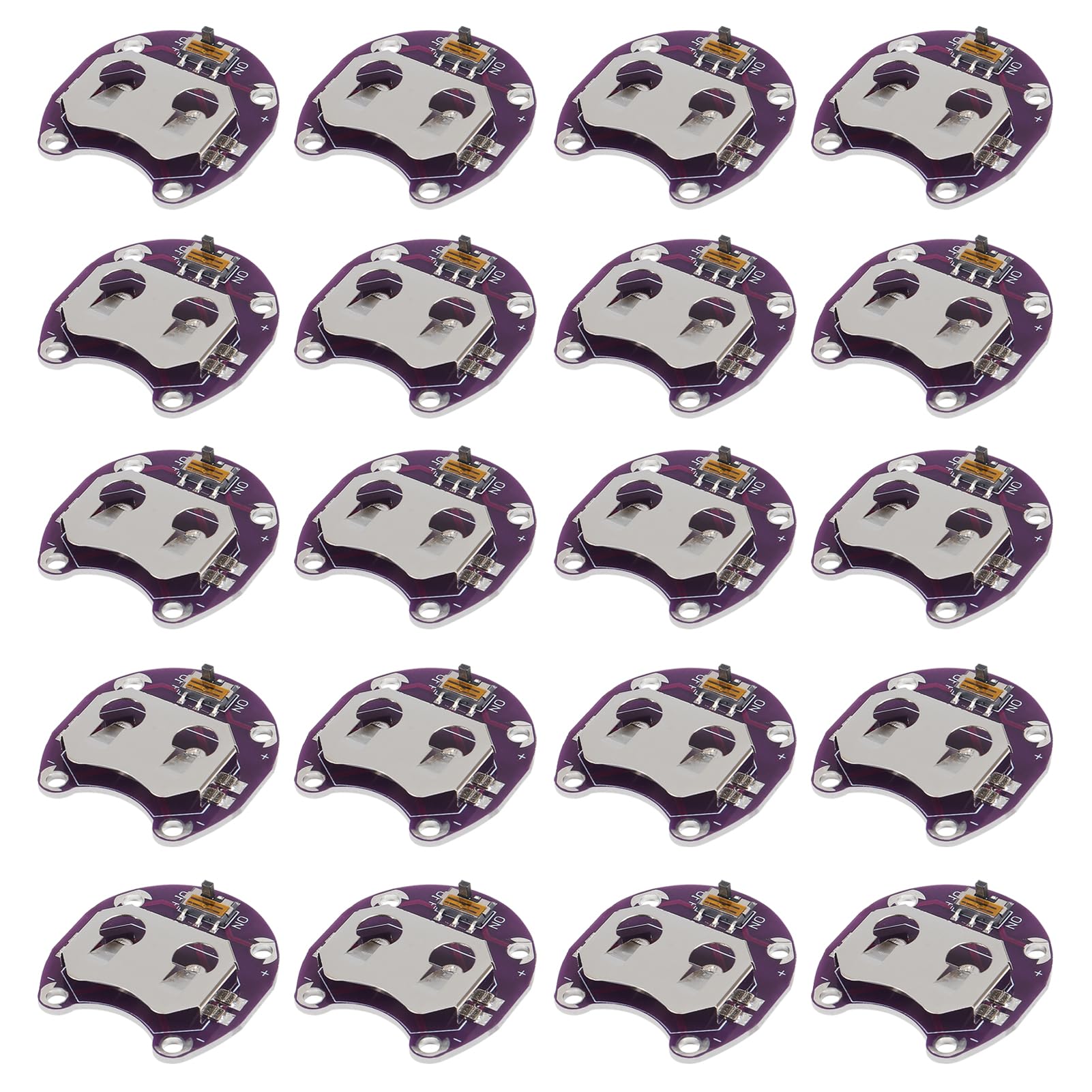 AEDIKO 20pcs Lilypad Coin Cell Battery Holder CR2032 Battery Holder Case Module