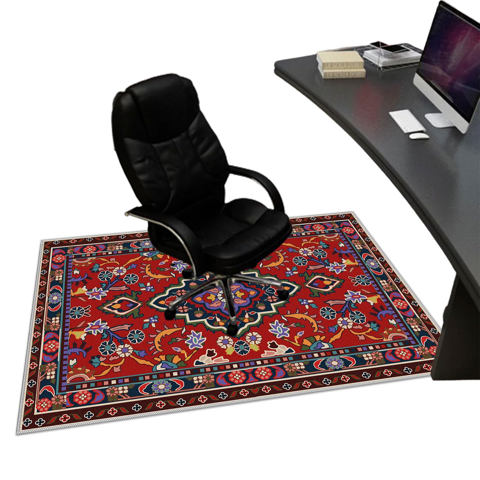 120 x 140 cm Protector Suelo Silla Ruedas Alfombra para Silla de Escritorio Alfombra Silla Gaming Protector Suelo Silla Suelo Duro Laminado Parqué Azulejos Alfombrilla Protectora para Suelo