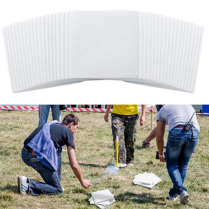 Buy 120 Pieces Recovery Wadding Aerospace Model Rocket Recovery Wadding