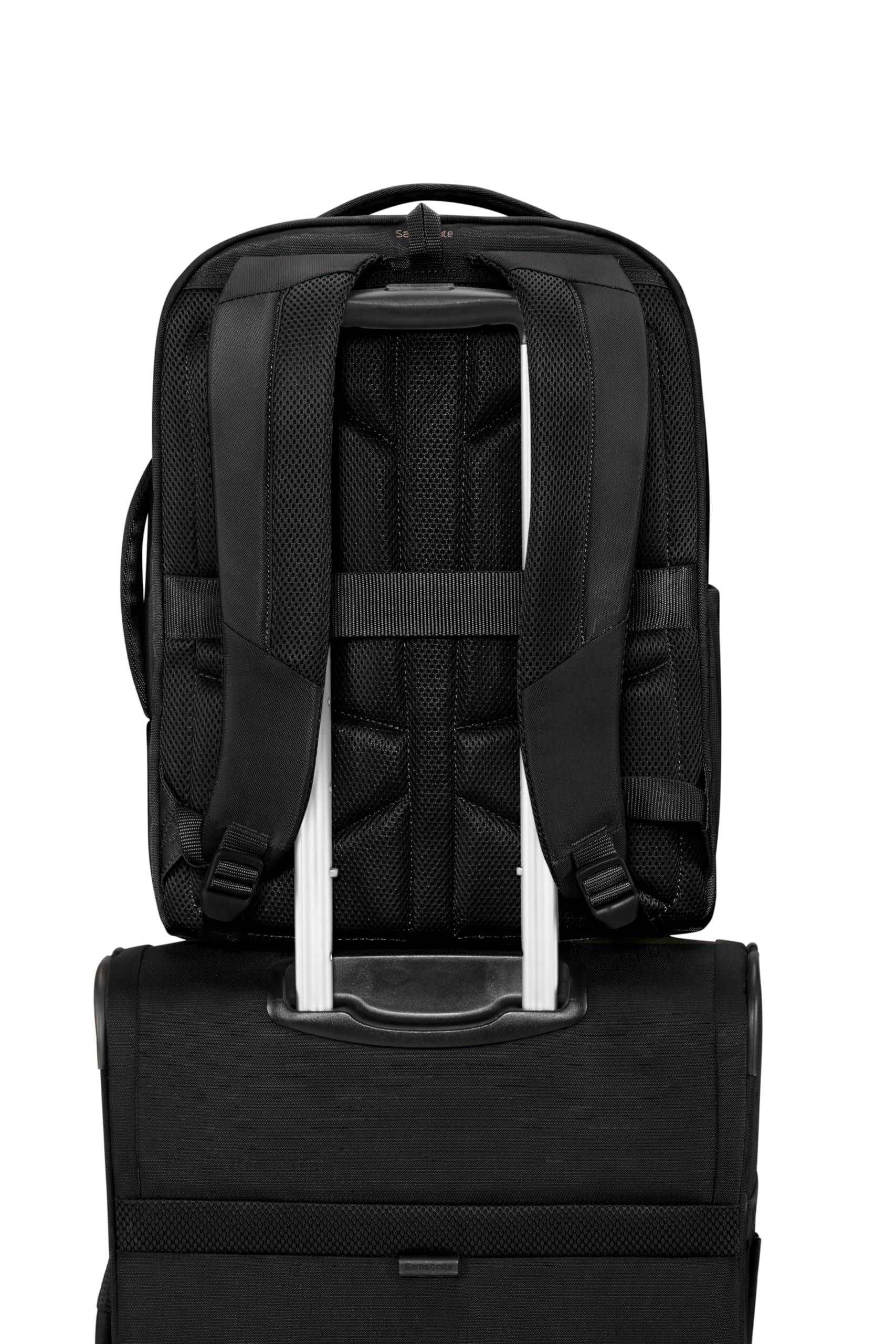 Samsonite Guardit Classy 2.0 - Sac Cabine EasyJet (45 x 35 x 20 cm, 27.5L, 0.80 kg) - Bagage Cabine Sous-siège, Sac à dos Avion M Underseat, Noir