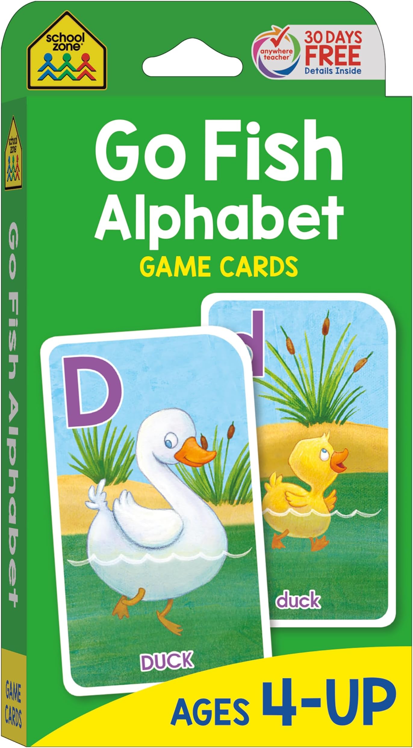 Go Fish Alphabet Game Cards: Game Cards