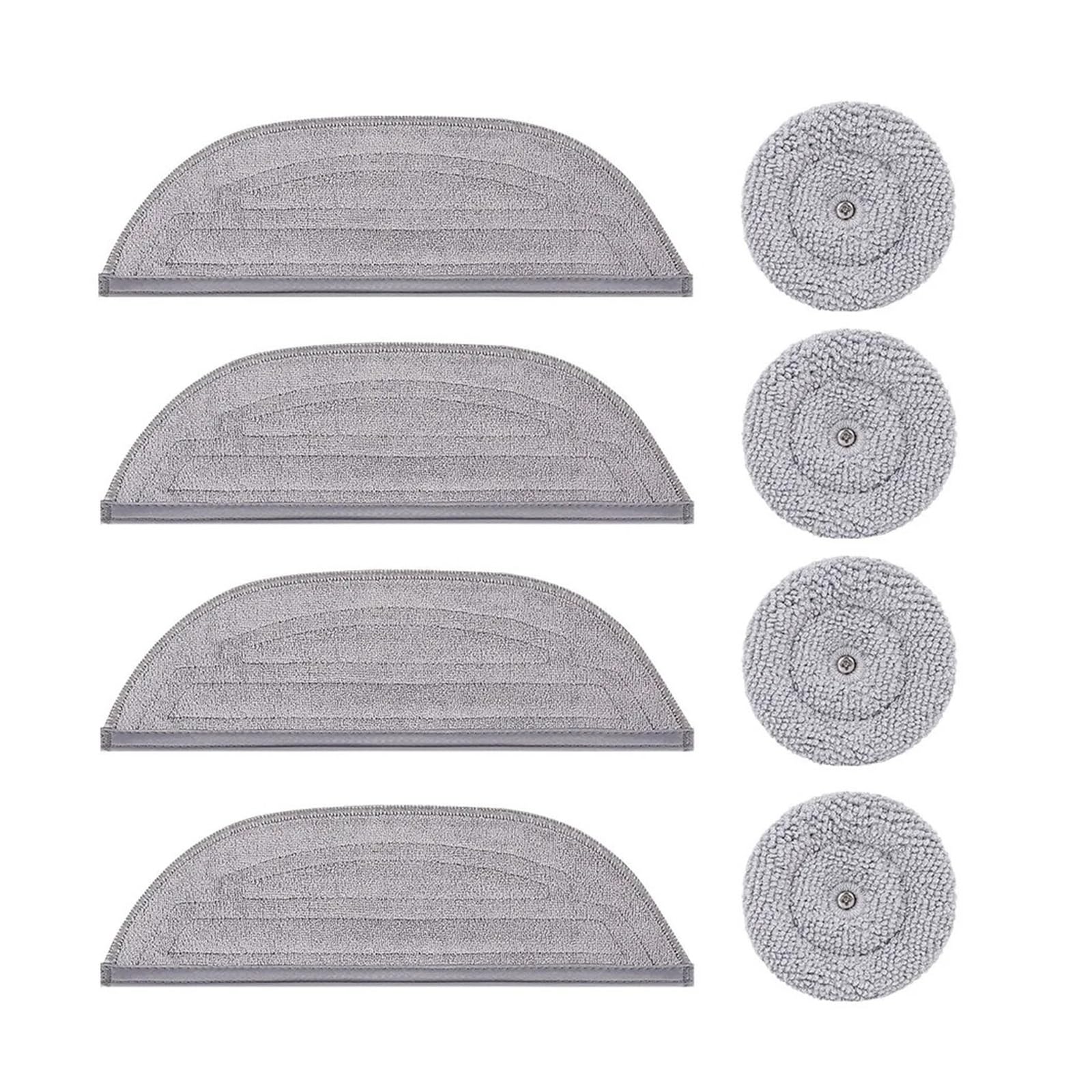 HIZON Mop Cloth ，Compatible For Roborock， S8 MaxV Ultra S8 Max Ultra G20S Shock Mop Cloth Round Rag Robot Vacuum Cleaner Accessories(2pcs)