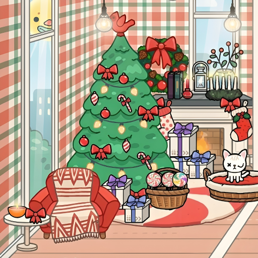 Christmas House For Toca Boca