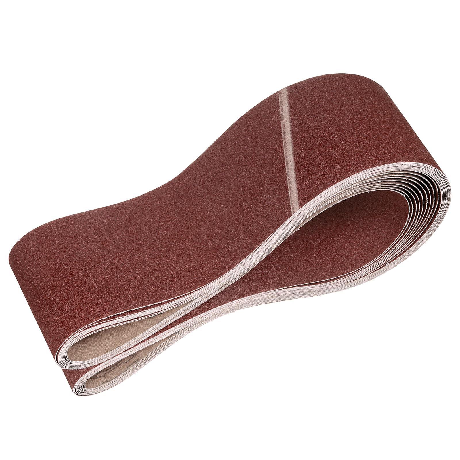 QUARKZMAN 152mm x 2260mm Bandas de Lija Set, 10pcs Cintas Abrasivas 80 Grano Correa para Lijadoras Óxido Aluminio para Carpintería Pulido de Metal Afilador de Cuchillo