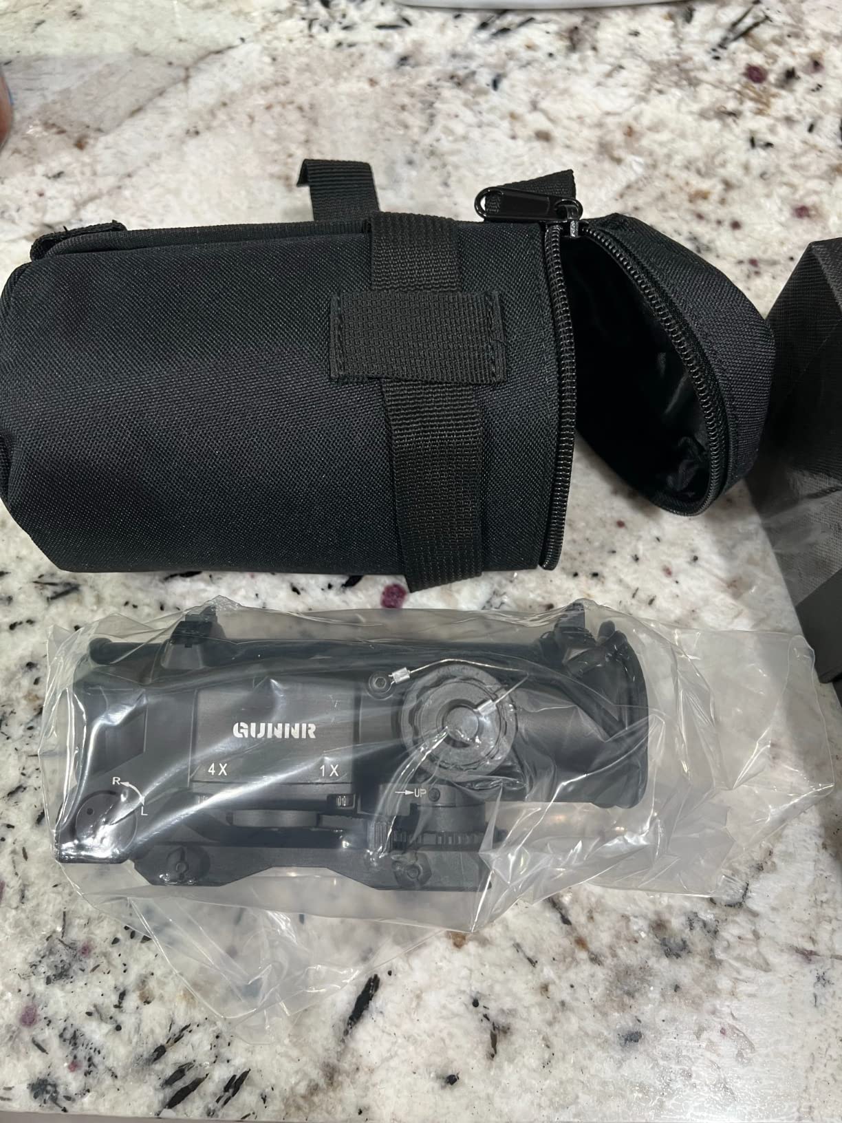 17/mo Finance Gunnr 1x or 4X 32mm Rifle Scope, Red Dot Sight with 11