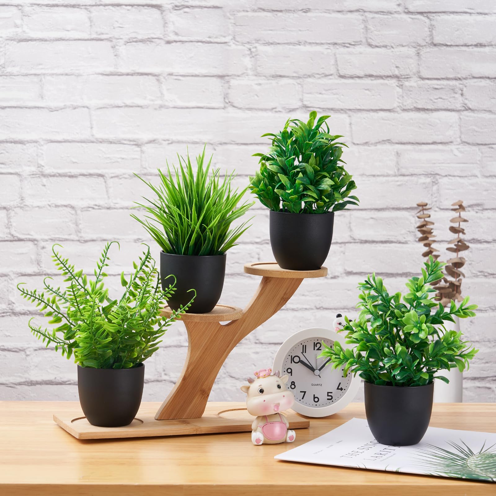 MIGUBIGU Set 3 Pièces Plantes Artificielles Interieur