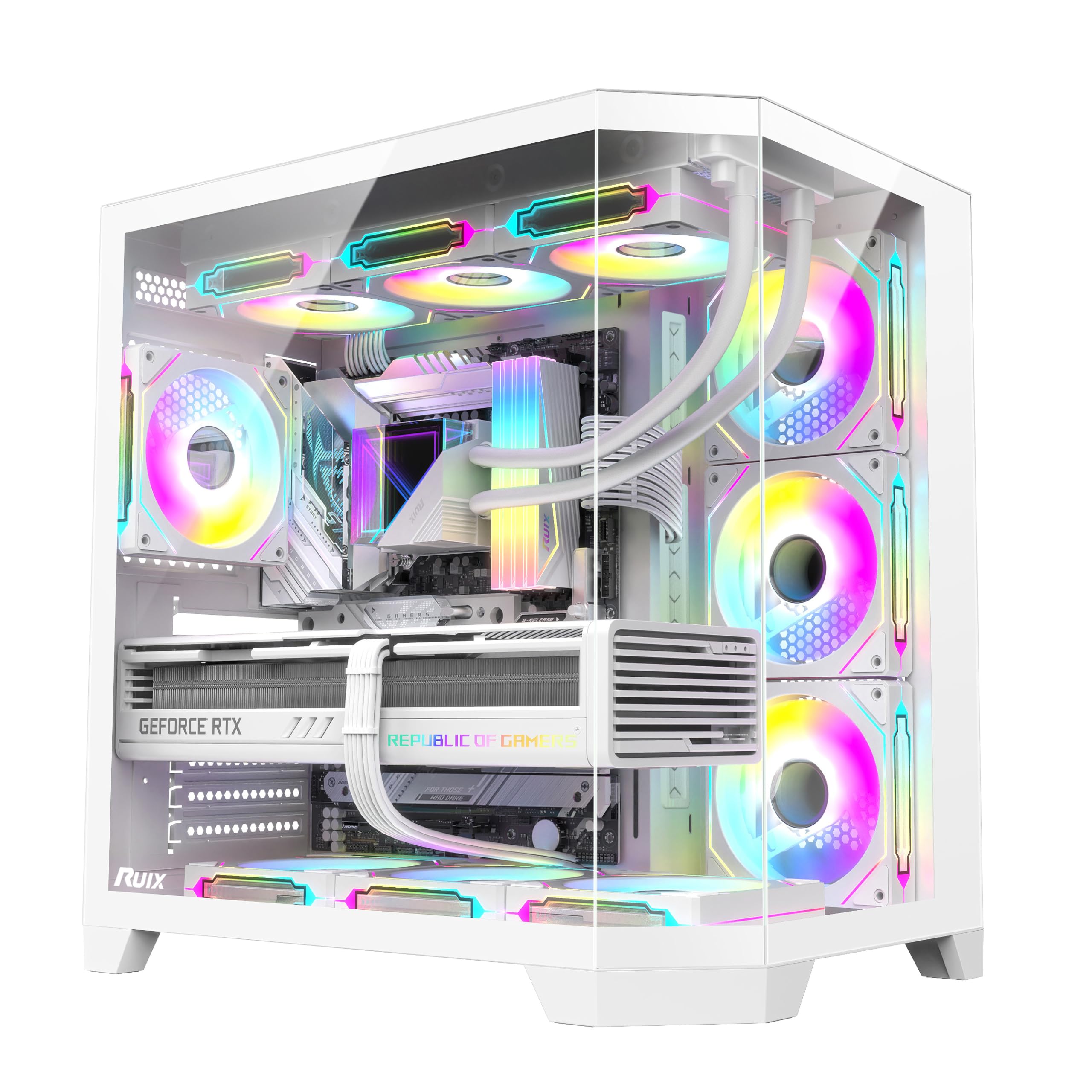 ルーシー オーダーメイドPC Amazon.com: RUIX OV303 ATX Mid-Tower PC Case, Pre-Installed