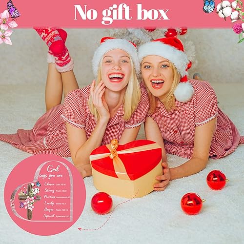Miniatura 7 de Regalos cristianos de acrílico para mujer, regalos inspiradores con versículos de la Biblia y oraciones, regalos religiosos con las Sagradas