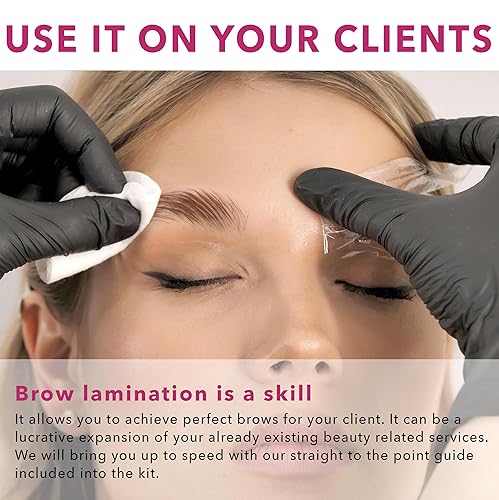Miniatura 4 de Kit profesional de laminación de cejas - Kit completo de laminación de cejas en casa - Kit de laminación permanente para cejas - Fácil de usar -
