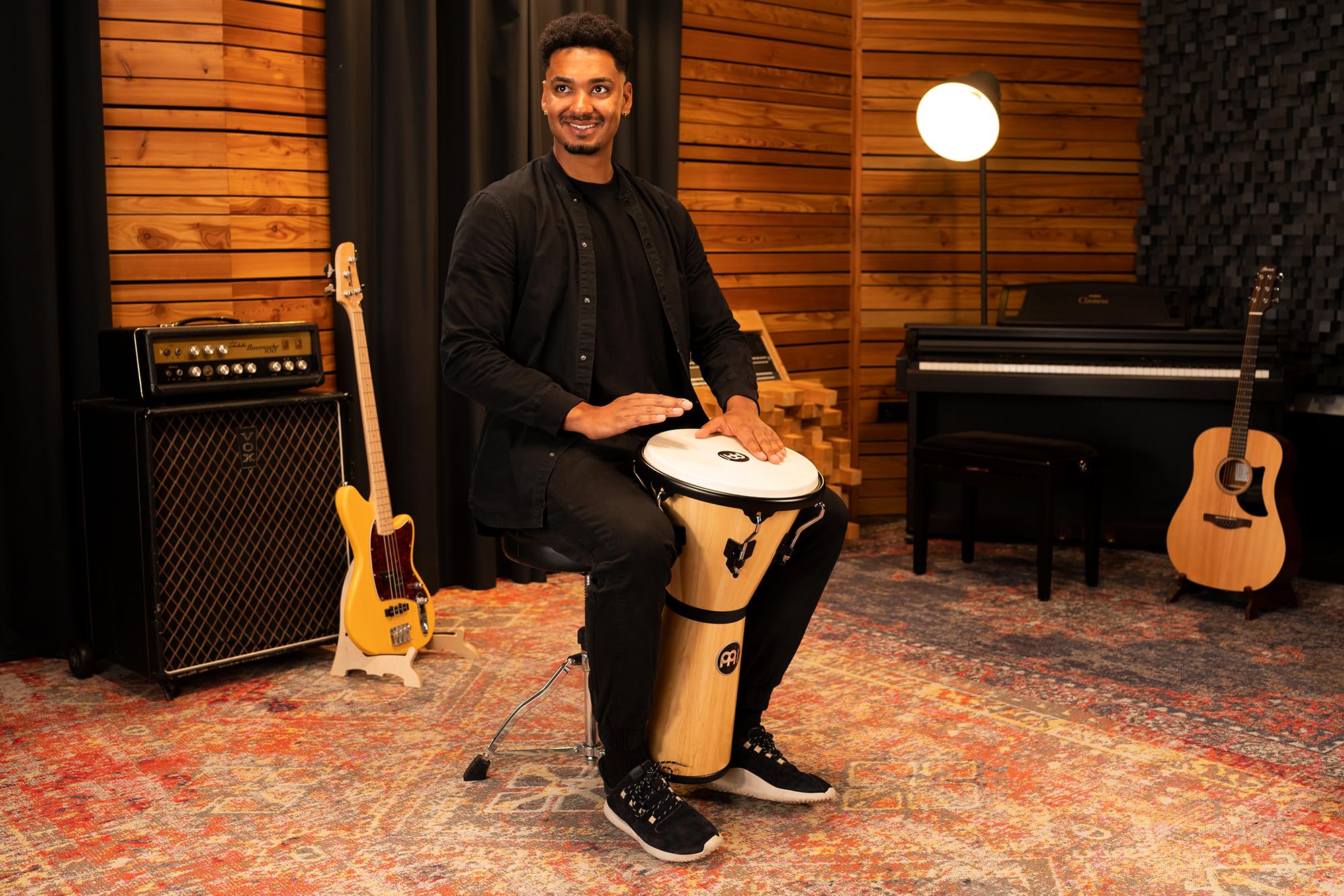 Amazon | MEINL Percussion マイネル ジャンベ Headliner Series Wood 