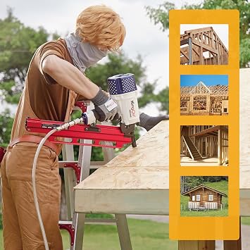 KingOu American Style NR2183 21 Degree Aluminum Magazine Framing Nailer