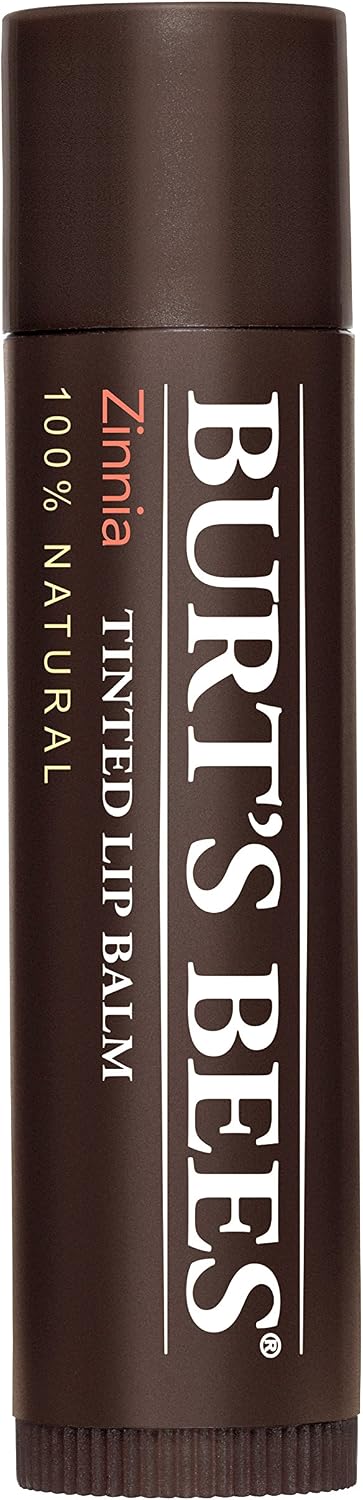 Burt's Bees Tinted Lip Balm, Zinnia, 0.15 Ounce