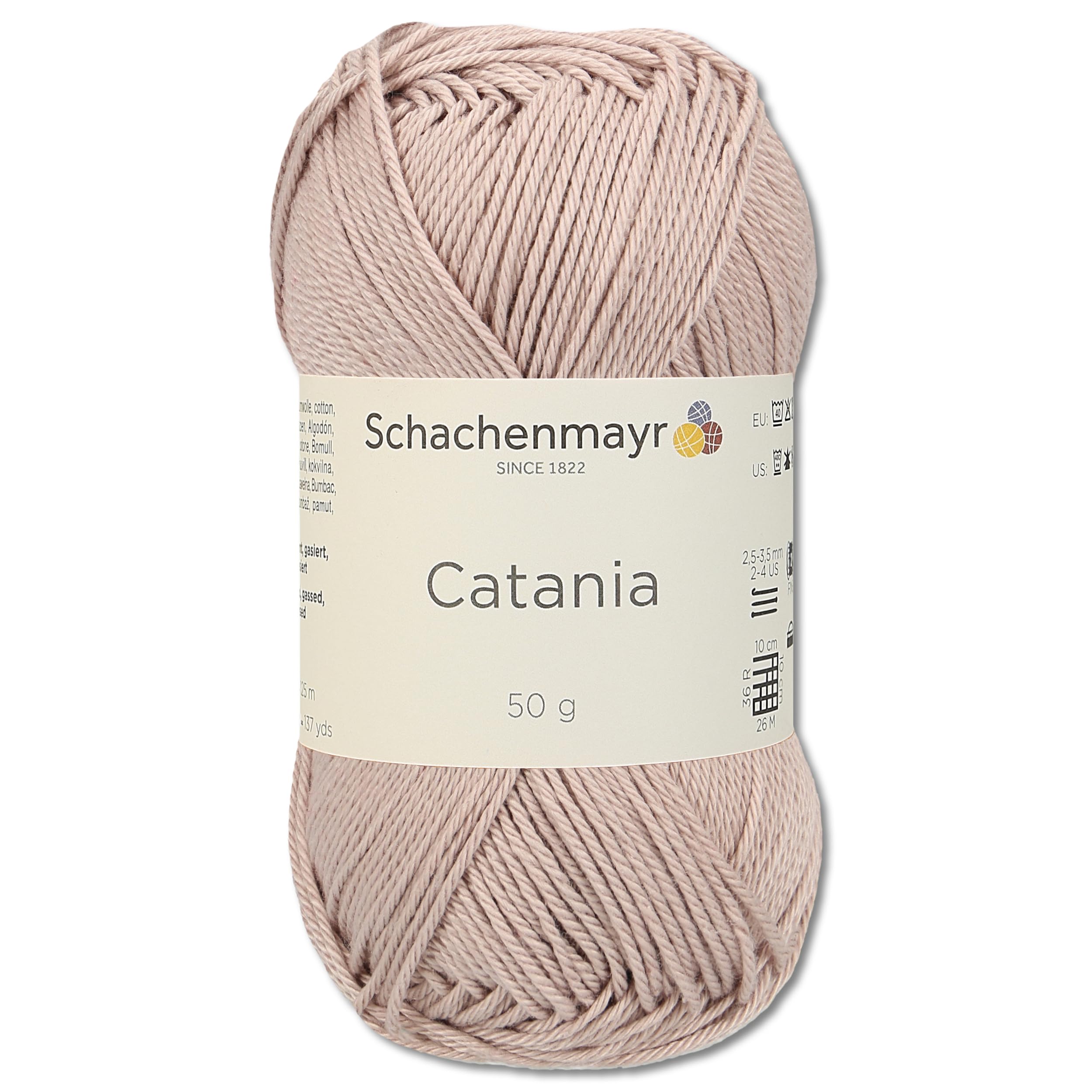 Schachenmayr 50 g Catania Knitting Crochet Cotton Amigurumi 110 Colours (257 | Raffia)