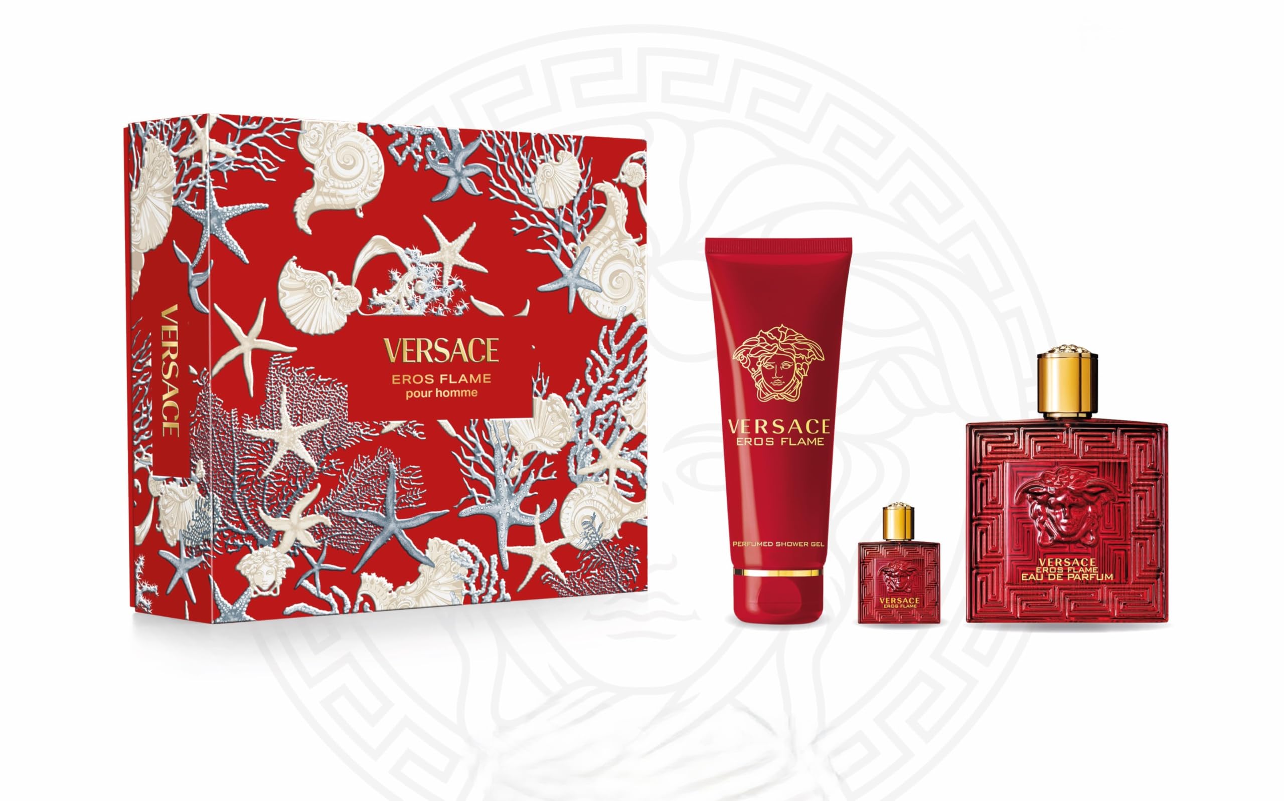 VERSACE EROS FLAME 100ML GIFT SET
