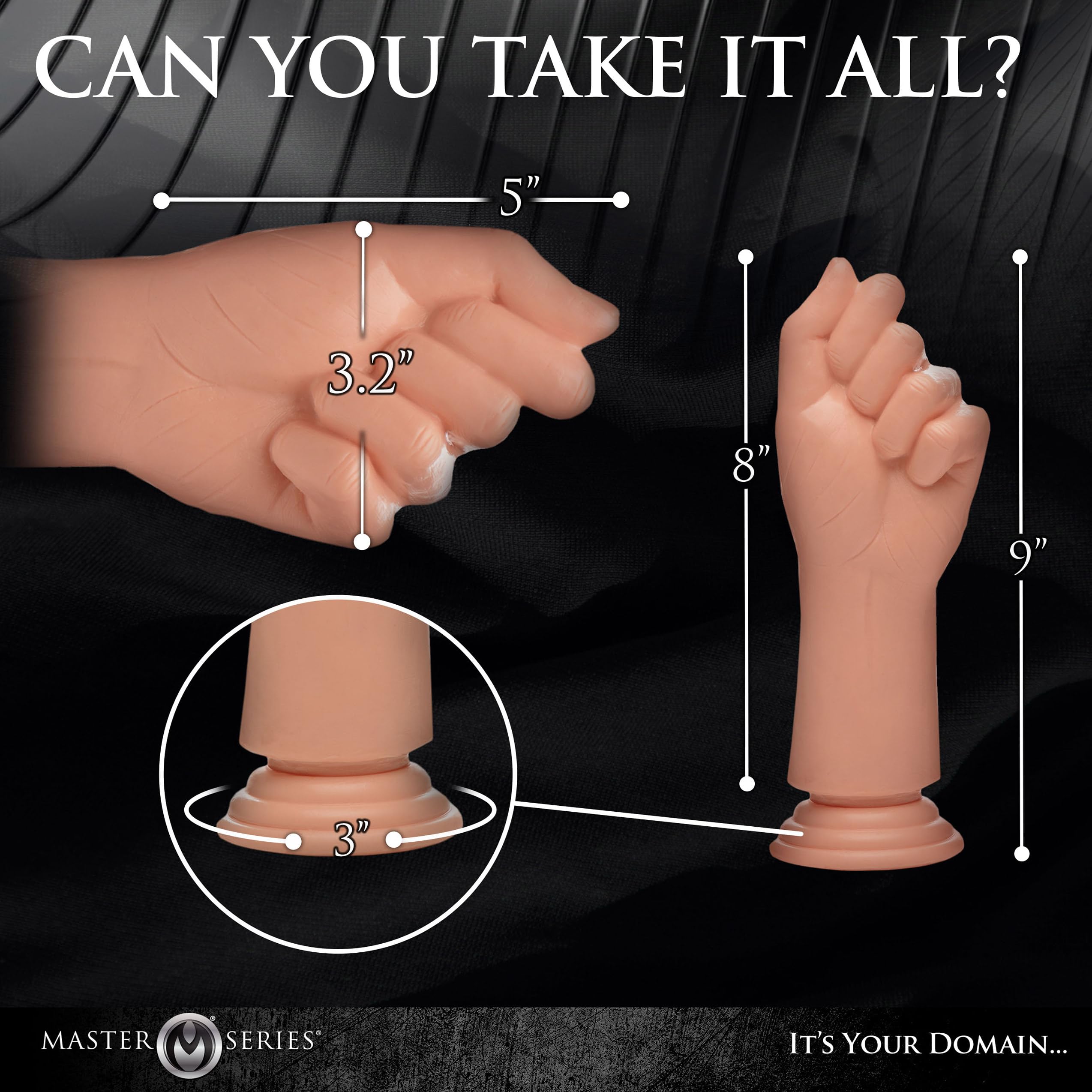 Knuckles Small Clenched Fist Dildo - Flesh