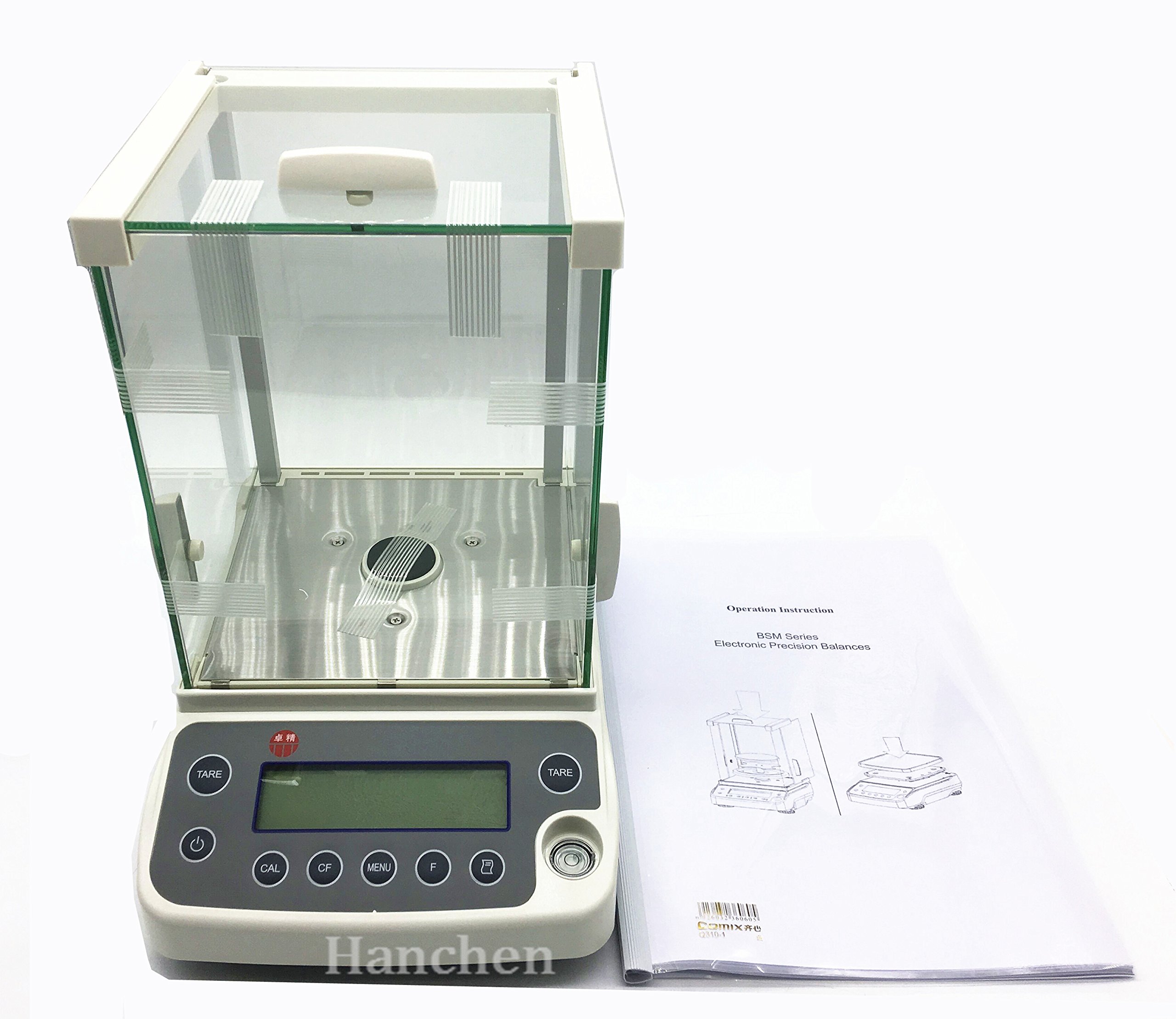 Hanchen Analytische Laborwaage 0,001 g Digitalwaage für Apotheke/Schmuck/Industrie, 420g/1mg
