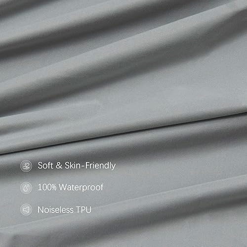 Miniatura 2 de Biloban Sábanas ajustables para cuna, impermeables, de 38 x 24 pulgadas, paquete de 2 fundas protectoras de colchón para Dream on MeNewton, sábana