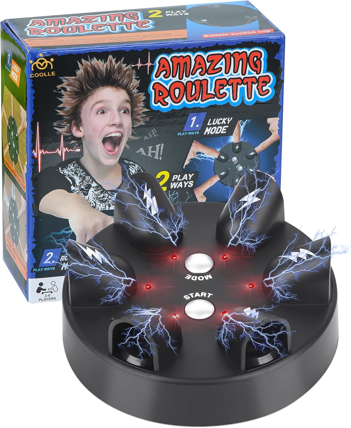 Coolle Elektroschocker Roulette Spiel Prank Lügendetektor Elektroschock ...