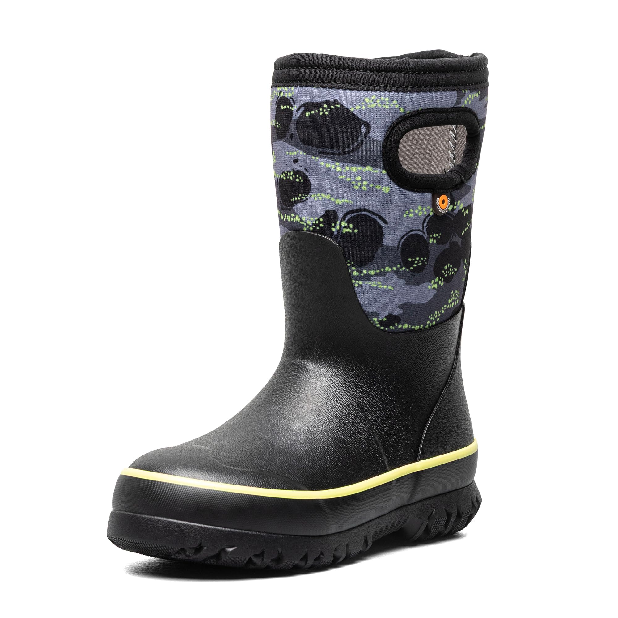 BOGS Grasp Kids Waterproof Rain Boots, Insulated Winter Snow Boots