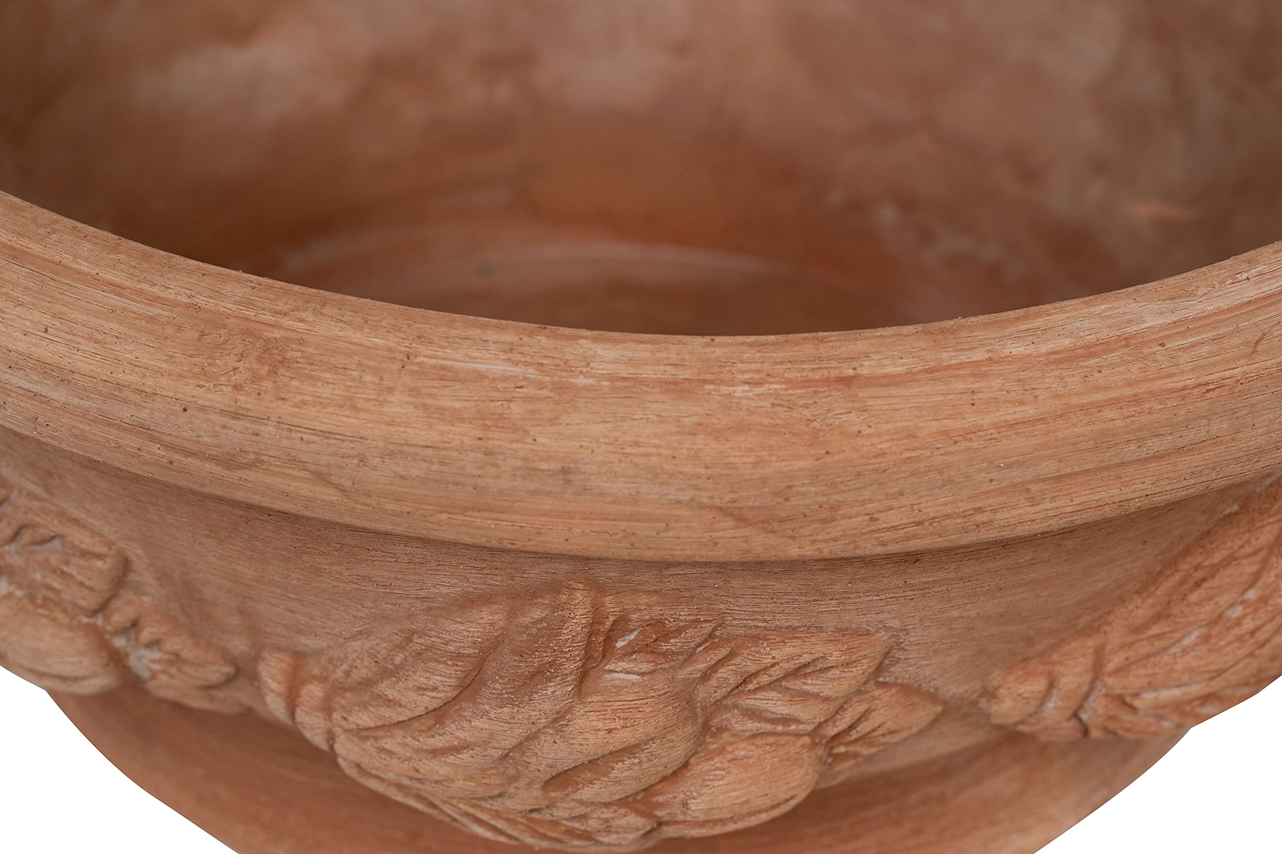 Biscottini Vaso in terracotta artigianale | vaso terracotta 50x23x50 cm | Vaso per esterno
