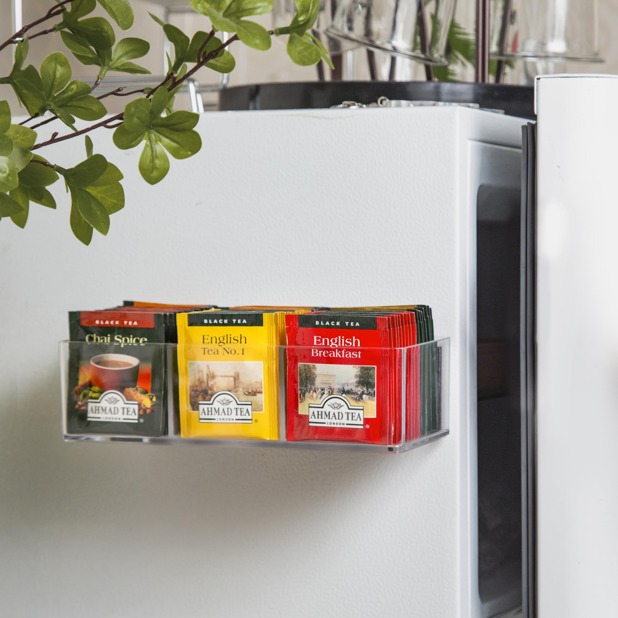 Amazon.com: TelKeen Magnetic Tea Bag Organizer Holds up to 60 Tea