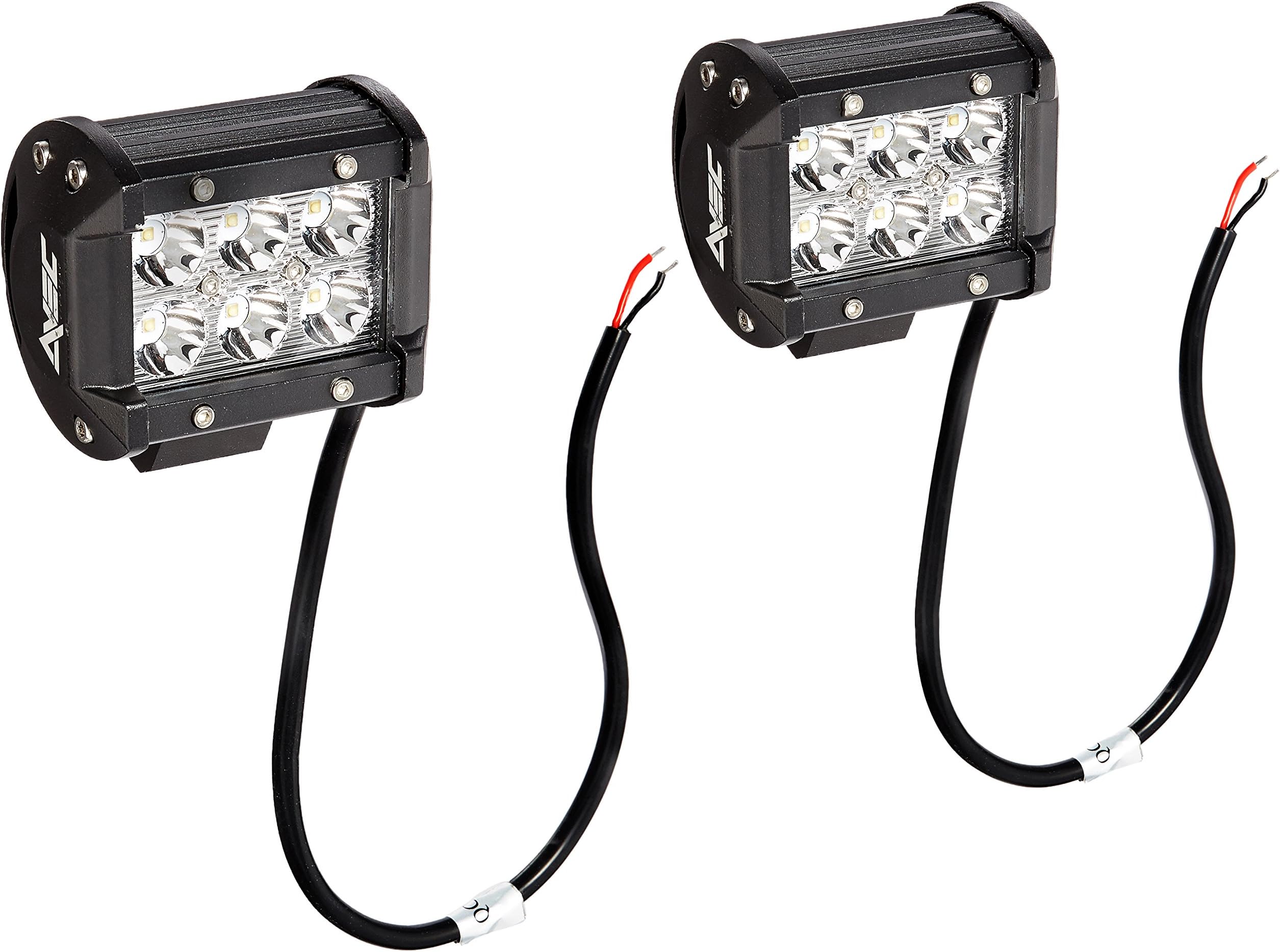 2x 4" 18W 6 CREE Xenon White LED Truck Yacht Car 30 degree Spot IP67 Waterproof Head Running Fog Light