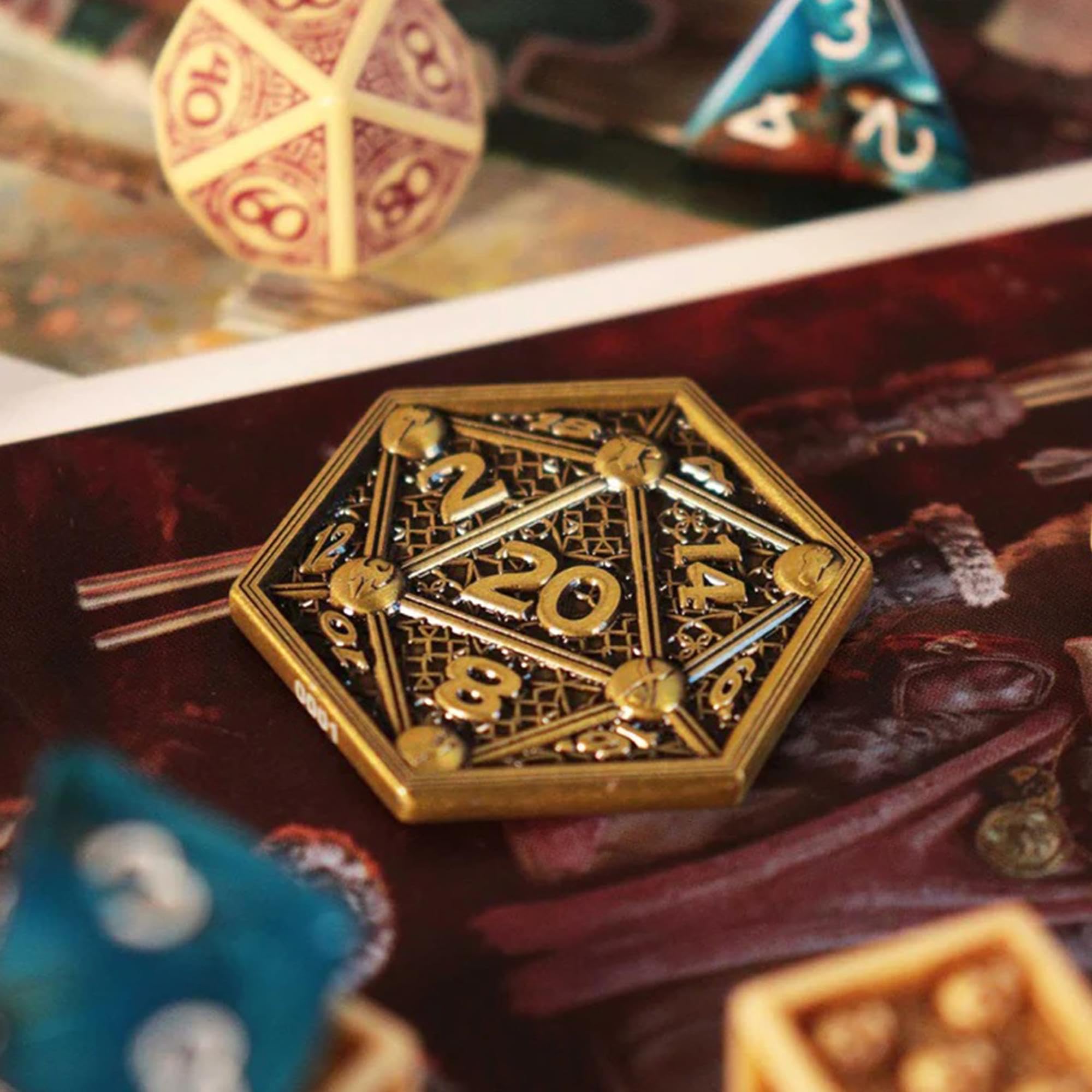Dungeons & Dragons Class Cards & D20 Flip Coin Set, Official D&D Game Accessories, Roleplay Reference Deck - Image 2