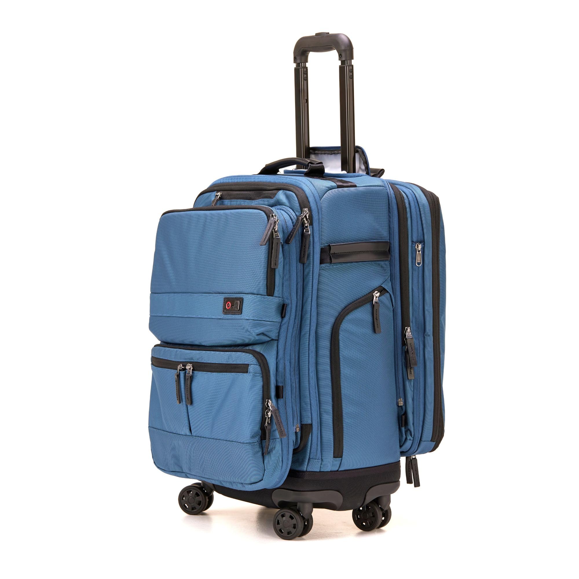Trilogy Modular System I Modular 4-wheel spinner carry-on, with two zip-off bags! All 3 are Expandable! You get 3 bags in 1! Mix and match; take apart