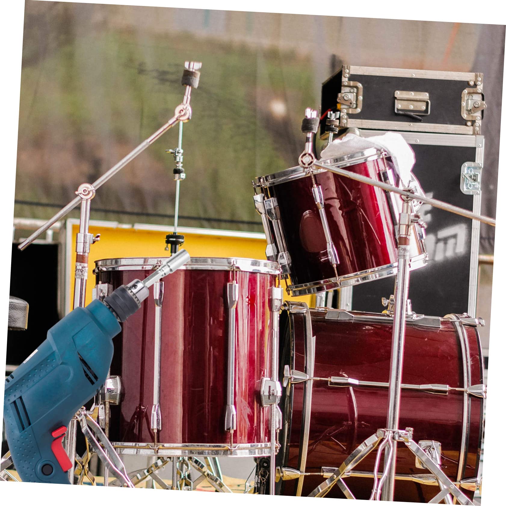 ULDIGI 3pcs High-class Metal Drum Key Drum Tuning Key Tool Drum Key Chain for Drummers