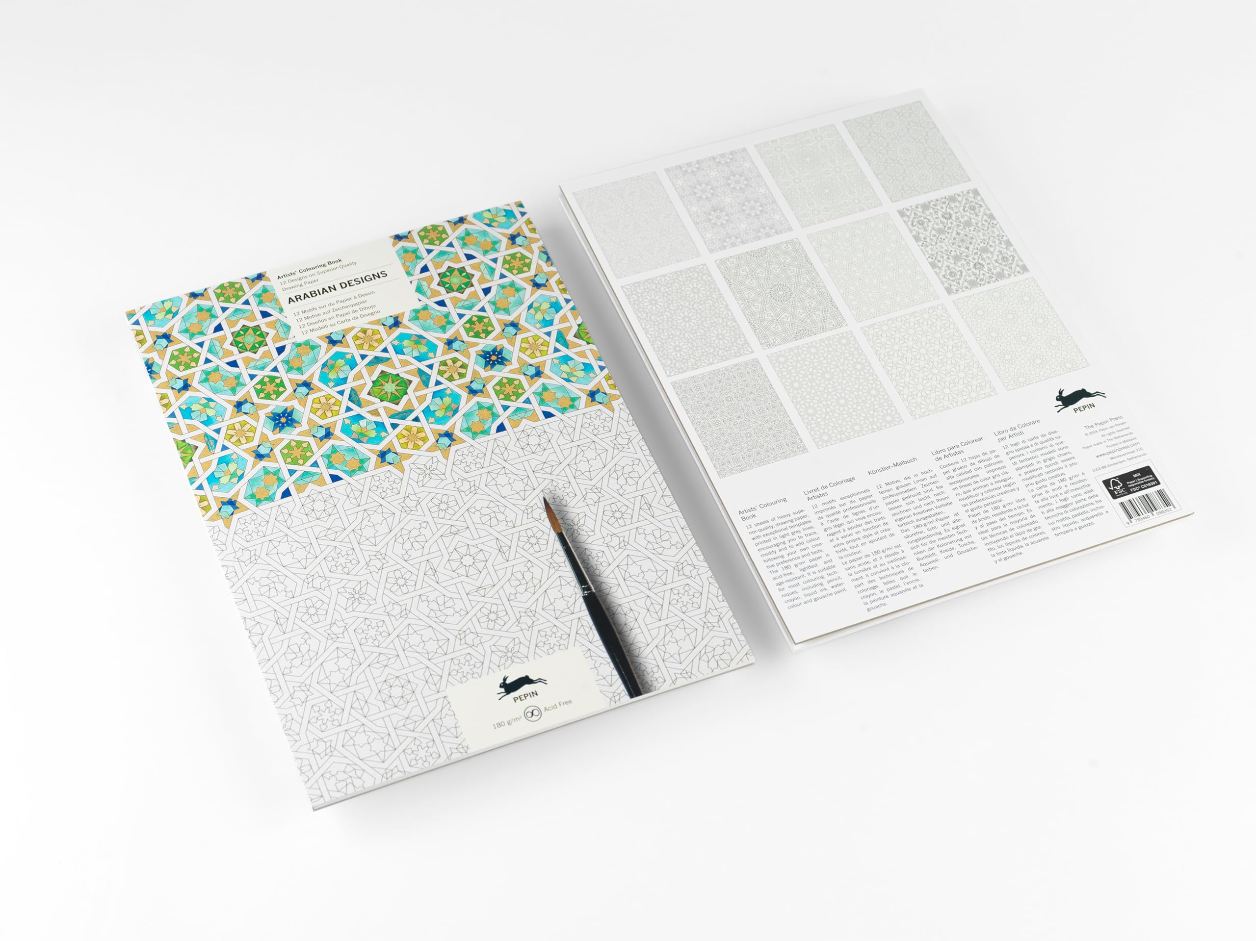 Arabian Designs: Artists' Colouring Book