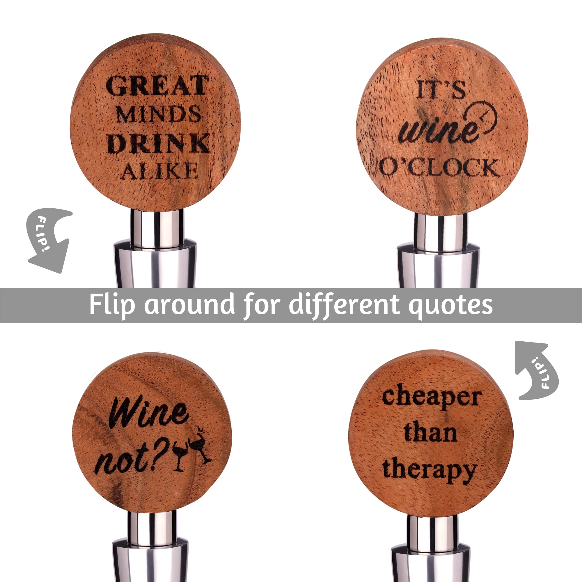 Tapones de vino o tapones para botellas de vino (2, madera)