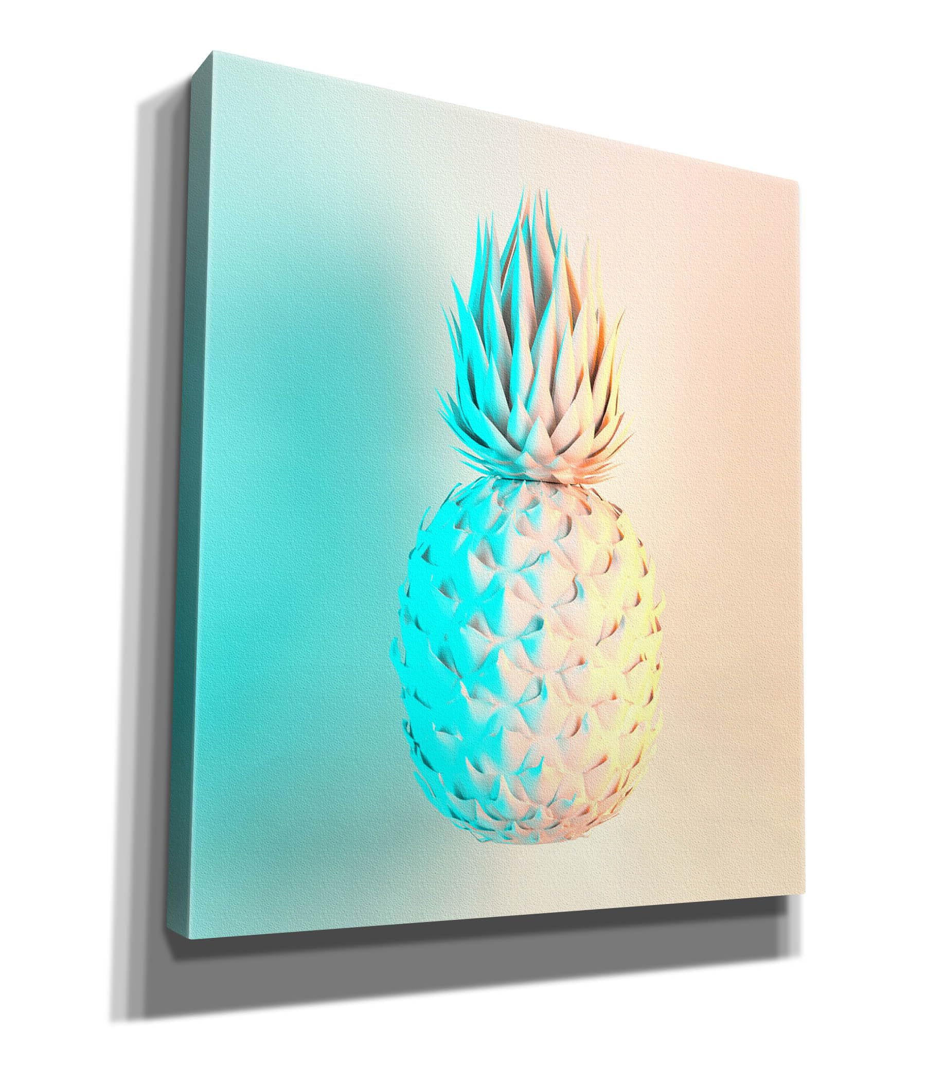 Epic Graffiti 'Delicate Pineapple' by Epic Portfolio, Canvas Wall Art, 26