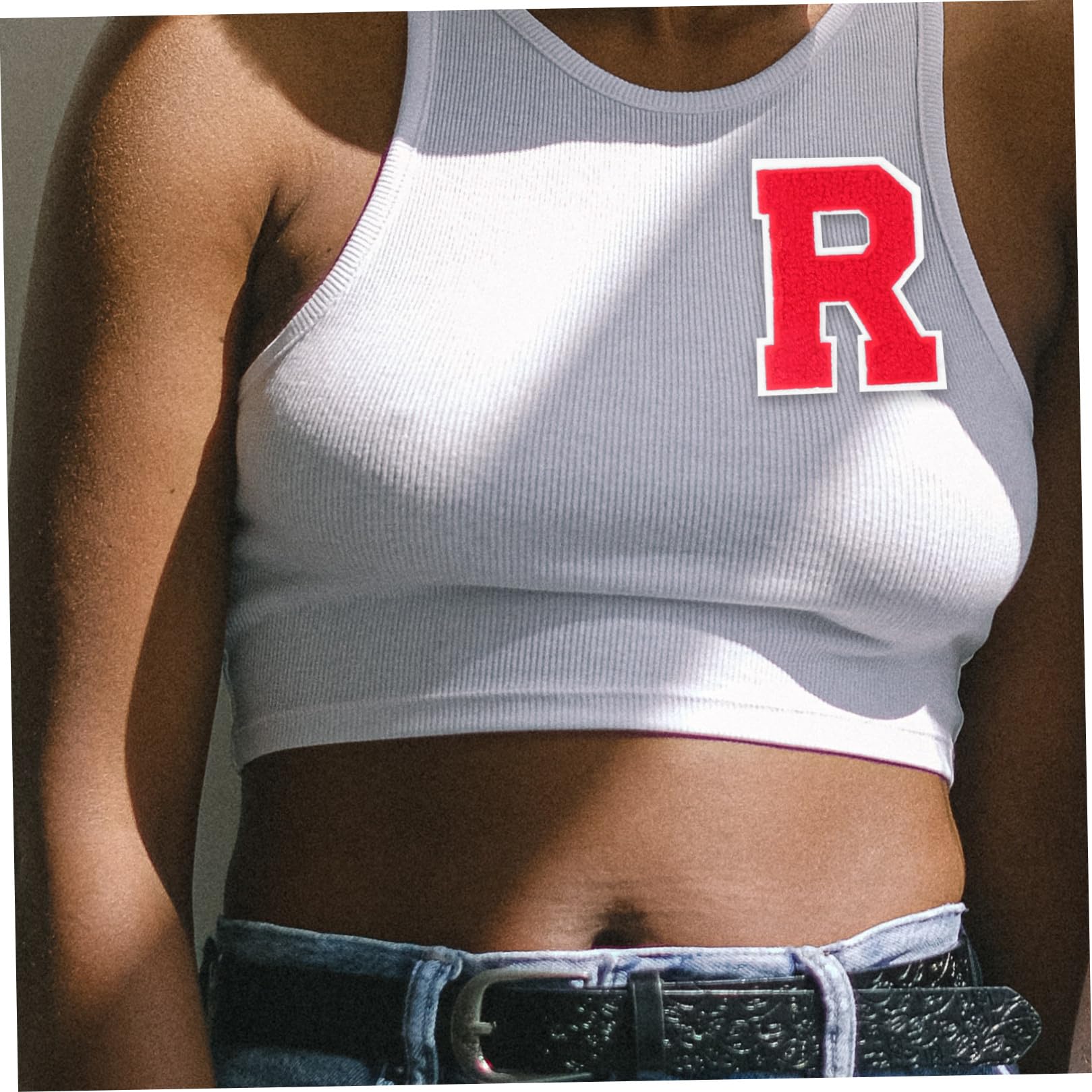 Artibetter Parches De Logotipo Bordados Con Letras Para Ropa Parches De Chenilla Para Coser Con Letras Parches Para Ropa Con Sombreros Chaquetas Adornos 26 piezas x 4