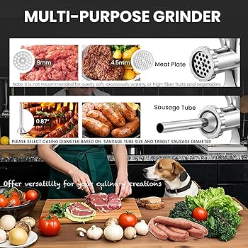 Amazon | Huanyu 手動式ミンサー ミートチョッパー ミート