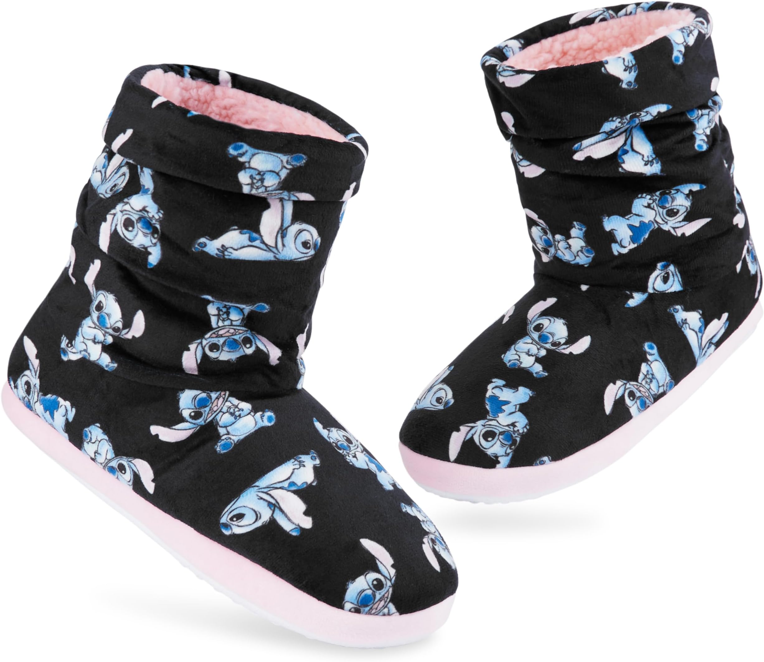 DisneyStitch Boot Slippers Women and Teenagers Warm Plush Baby Yoda House Shoes Size 2-7 Non Slip Sole Gifts for HerOEKO-TEX STANDARD 100