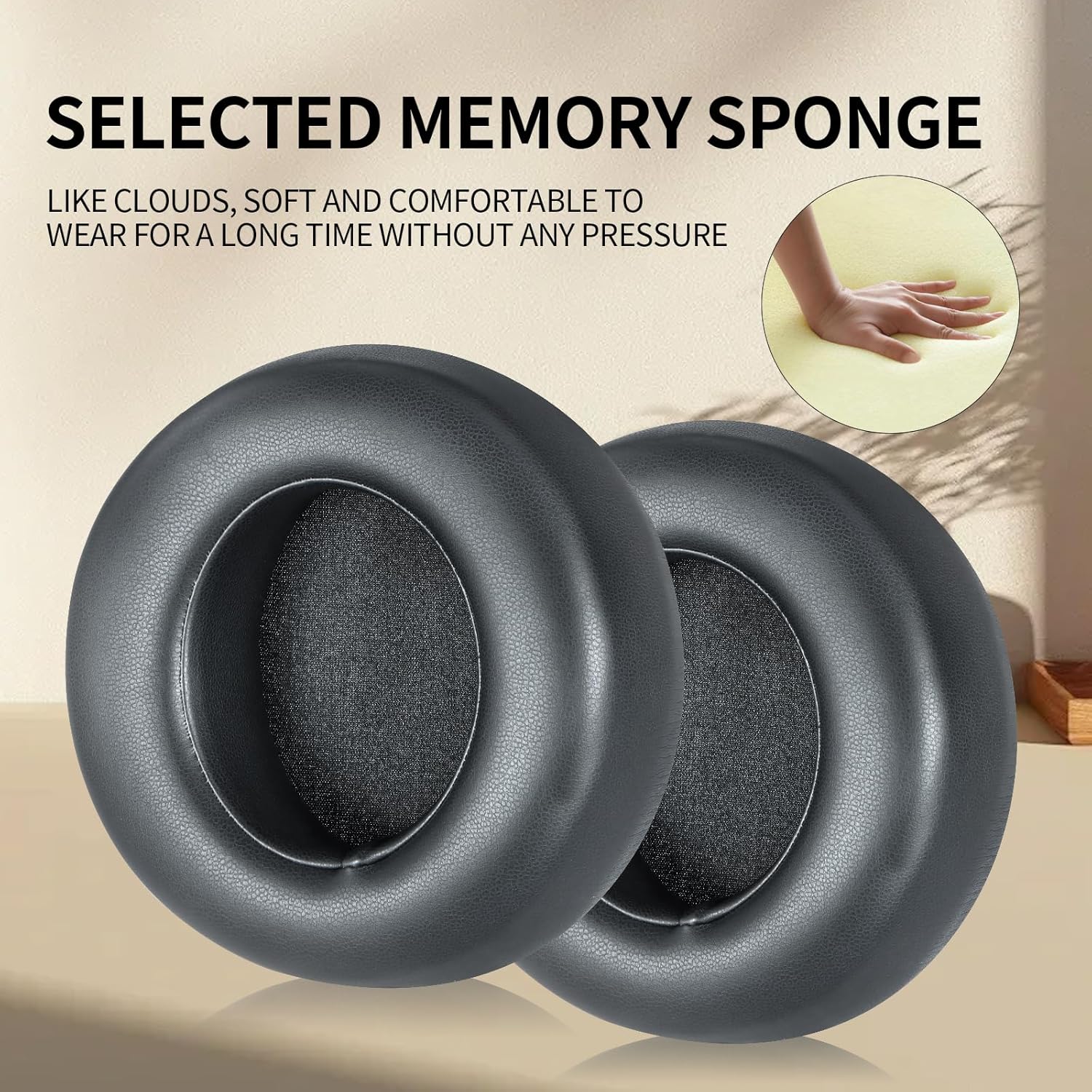 Replacement Earpads Compatible with Philips Audio Fidelio X2 HR X1 Wired Headphones,Ear Pads Cushions with Noise Isolation Foam (Protein Leather)