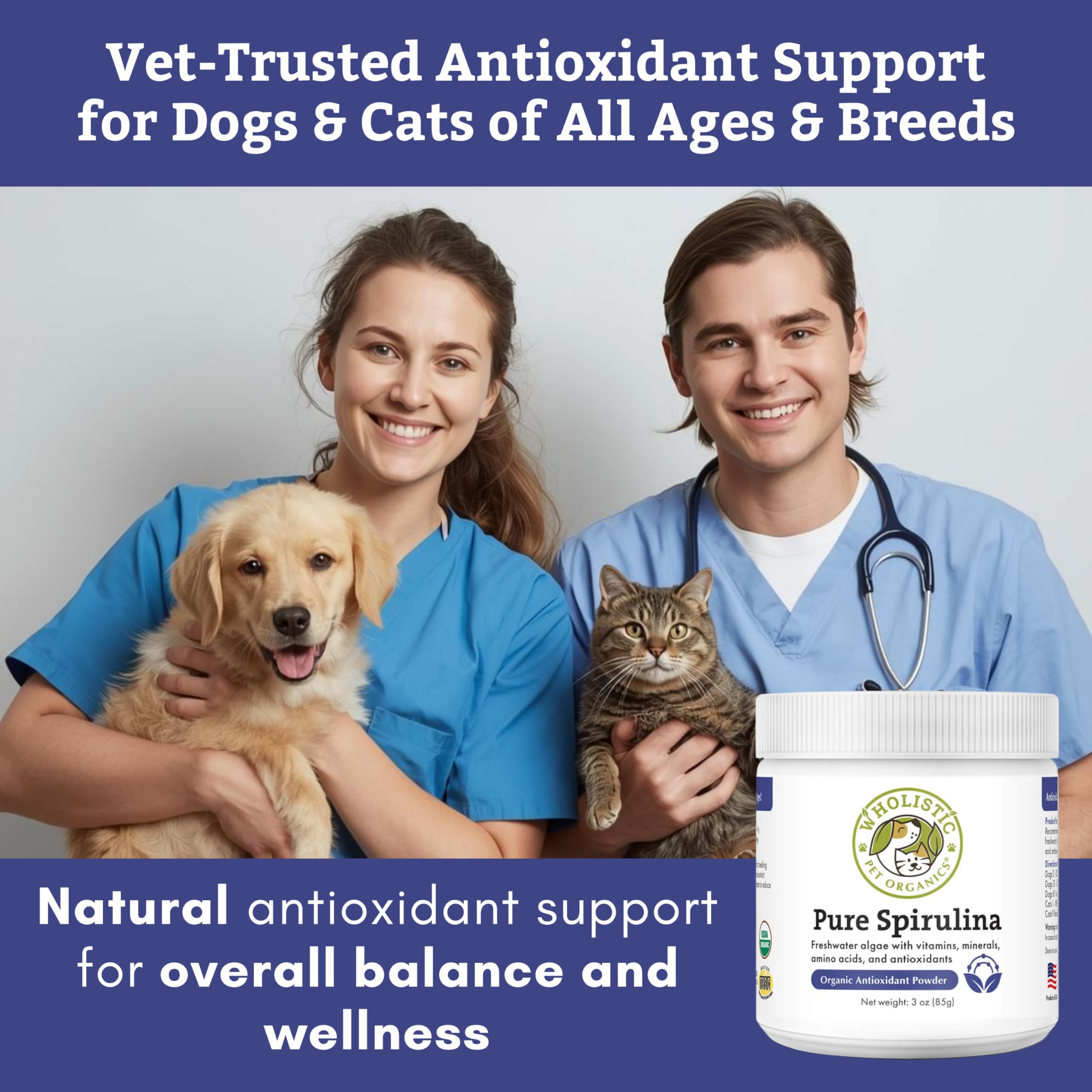 Organic Spirulina Powder for Dogs and Cats, 85 Scoops — Amazon image 4