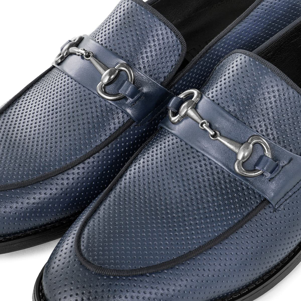 Ducavelli Ancora klasyczne buty męskie z prawdziwej skóry, klasyczne buty, granatowy, 45 EU