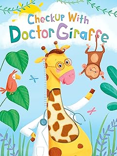 Checkup with Doctor Giraffe - Touch and Feel Board Book - Sensory Board Book