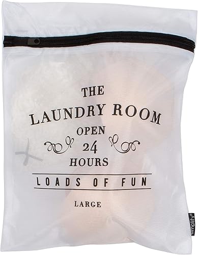 Miniatura 8 de Simplify Bolsas de lavado de malla  Juego de 3 piezas  Grandes, Medianas, Pequeñas  Lavandería  Delicados  Ropa  Calcetines  Blanco y Negro