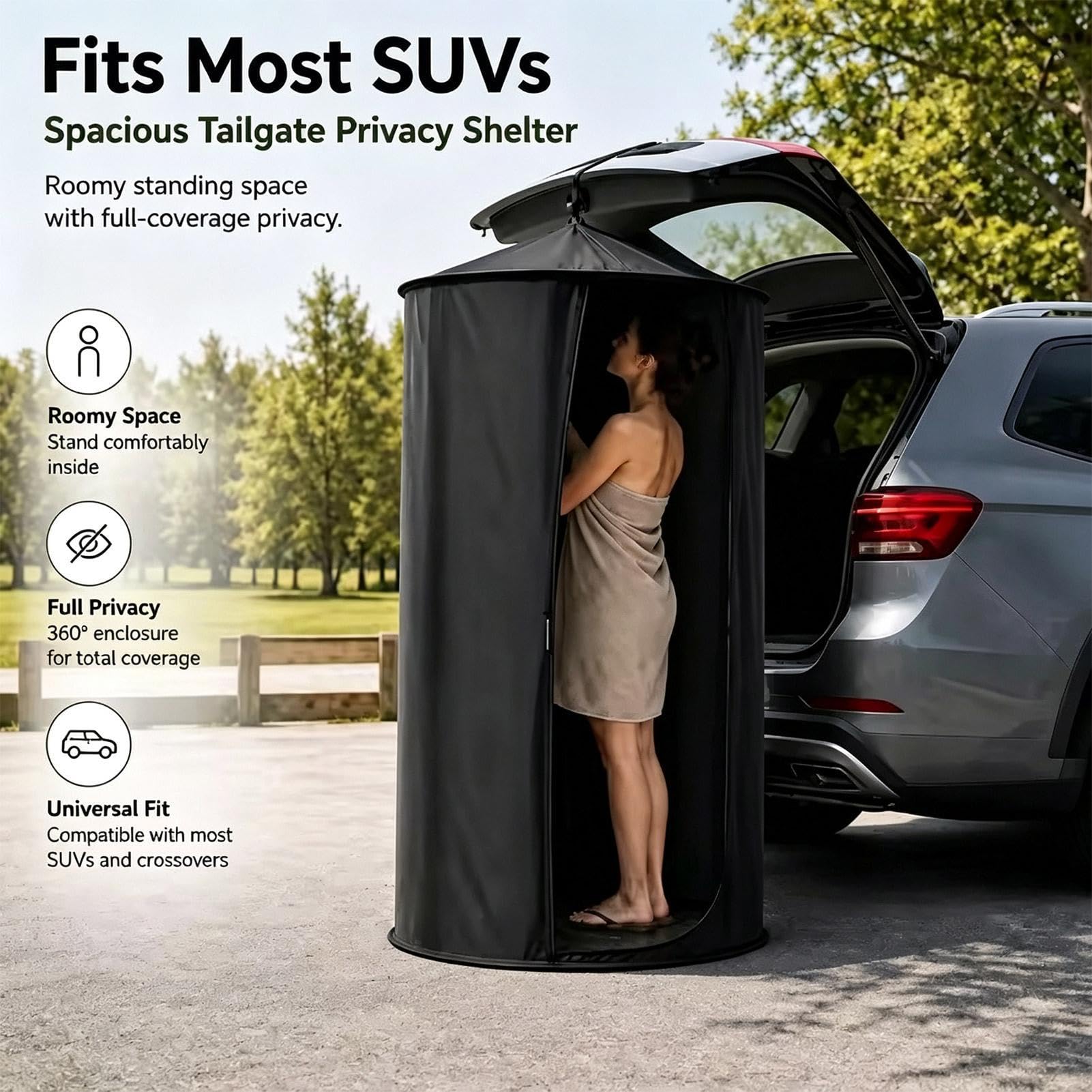 Tenda di cambio per auto capanno da tetto rimovibile impermeabile