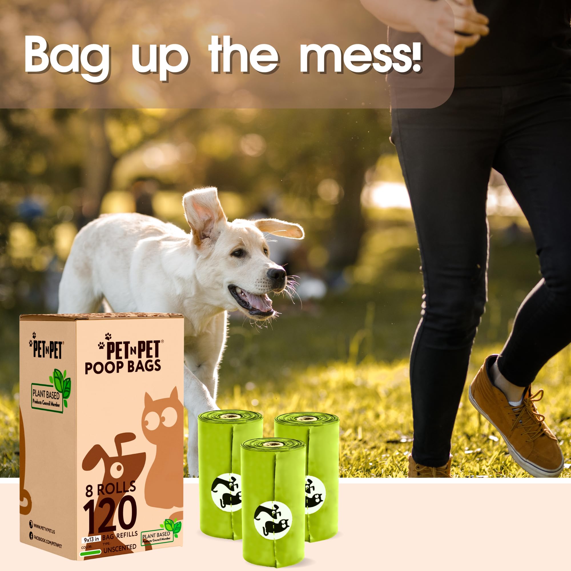 Recarga De 720 Bolsas Para Excrementos De Perro PET N PET - Gruesas, A Prueba De Fugas, Con 38% Material Biobasado