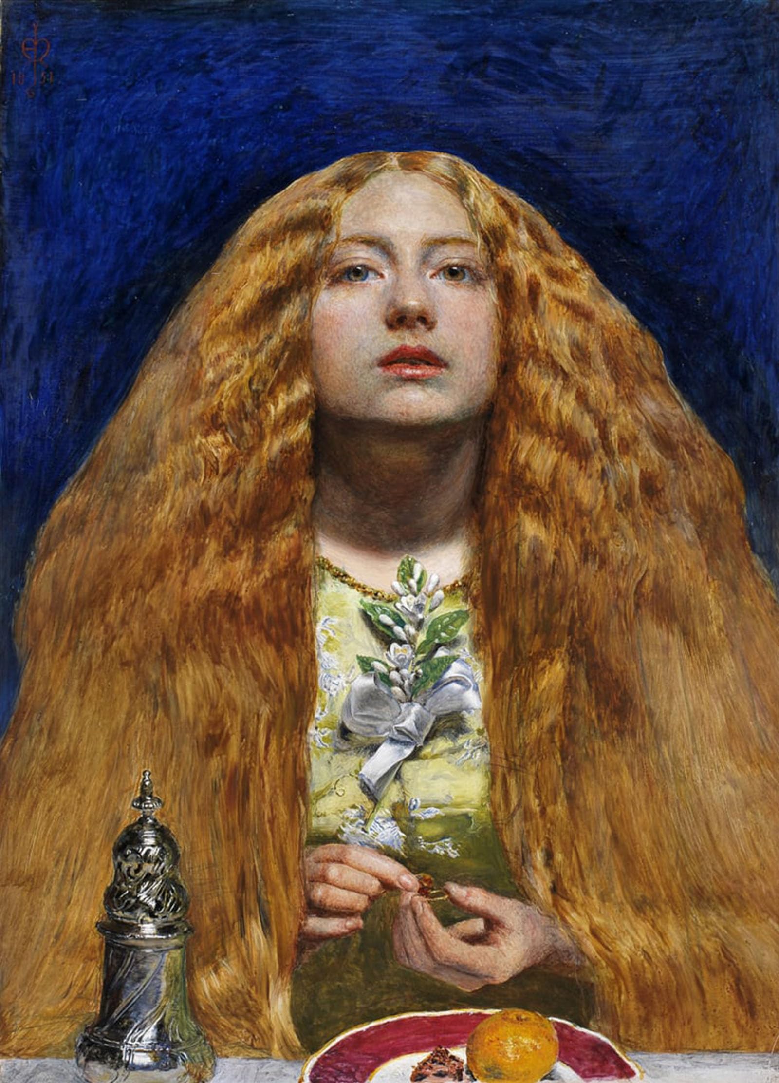 ARTXLXXBN Famous Prints Artwork Pictures Poster Painting Art the Bridesmaid by John Everett Millais Artwork Landscape Pictures for Home Decor 60x90cm