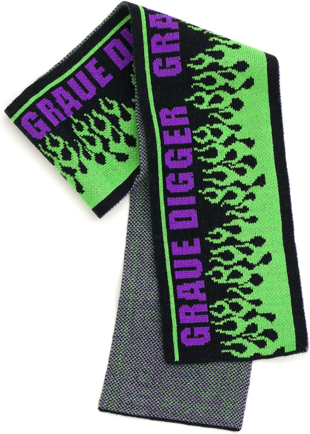 Condition photo showing Brand New for monster jam grave digger monster truck beanie scarf and and gloves 3 piece winter accessory set toddler and youth sizes