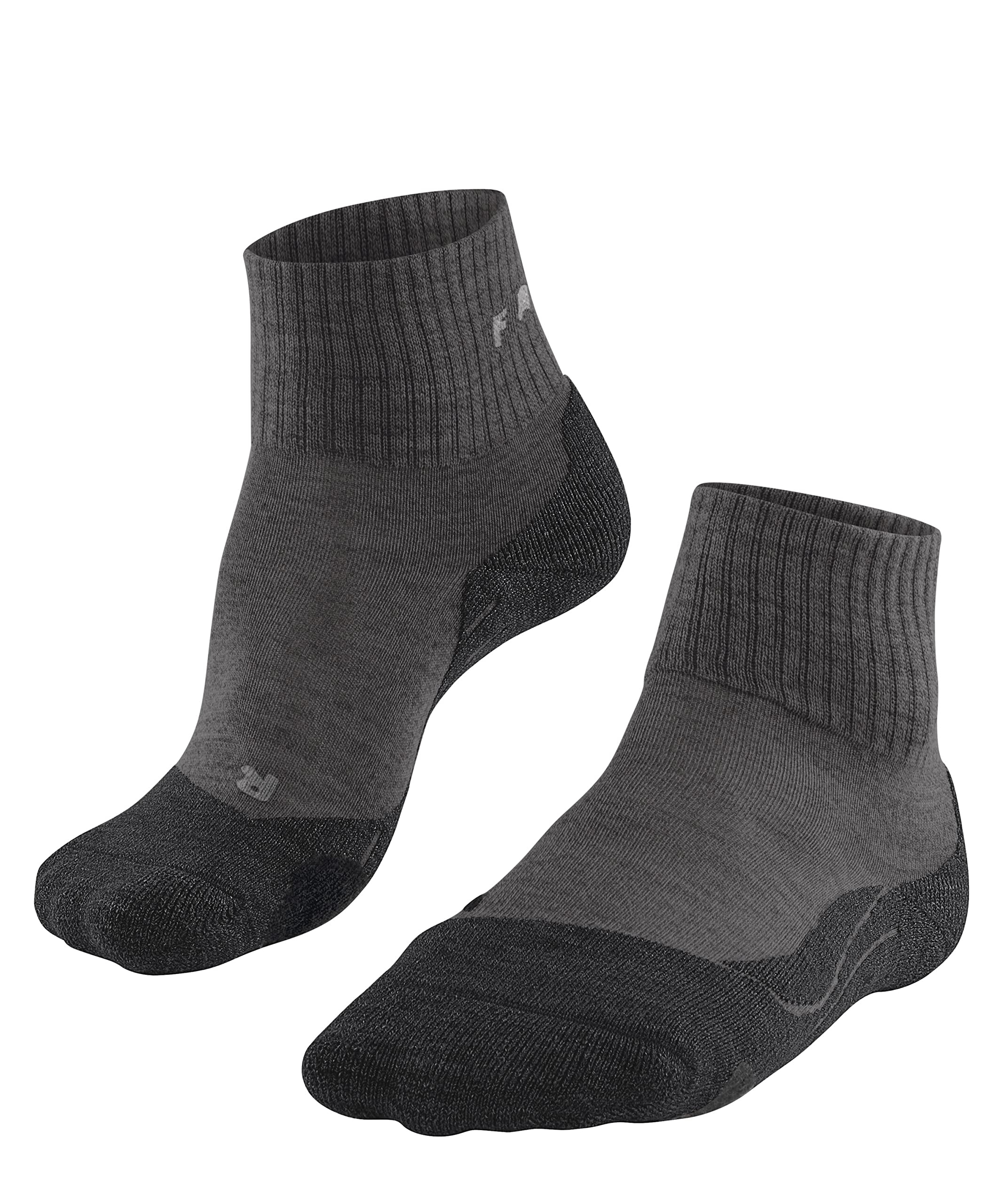 FALKE Damen TK2 Wool Short Wandersocken mittelstarke Polsterung antiblasen Trekkingsocken kurz atmungsaktive schnelltrocknende klimaregulierende geruchshemmende Wolle Funktionsmaterial 1 Paar