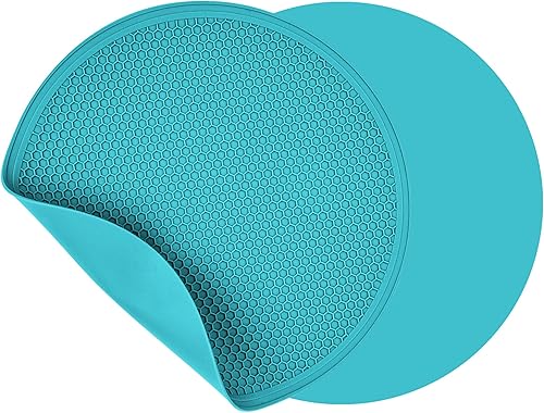 Miniatura 2 de Smithcraft Salvamanteles de silicona para microondas para platos calientes, ollas y sartenes, almohadillas calientes para cocina, mostrador de