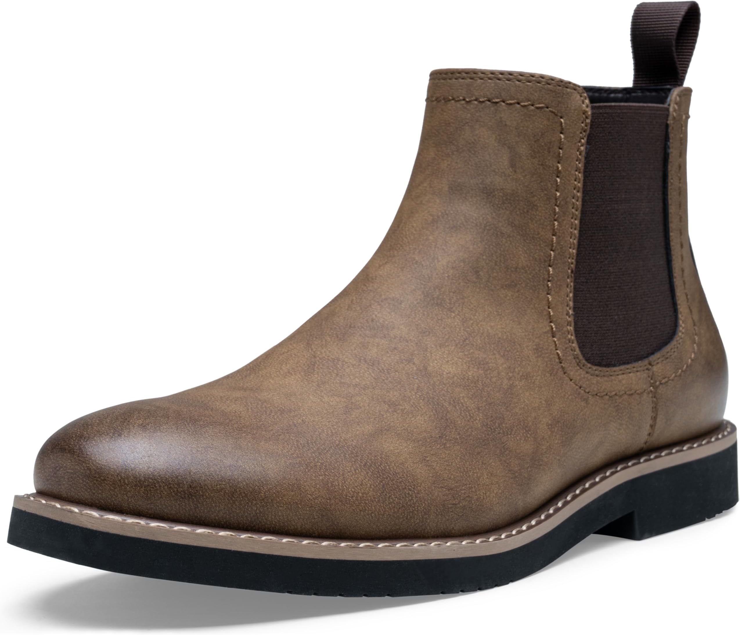 Vostey Chelsea Boots Men Casual Dress Boots Black Ankle Classic Slip on Boots for Men